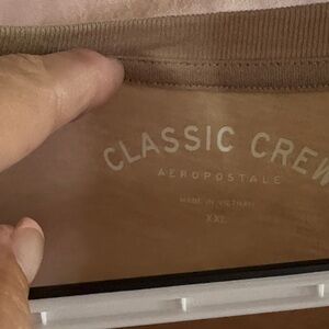 Aeropostale Women’s Classic Crew Tee - Tan